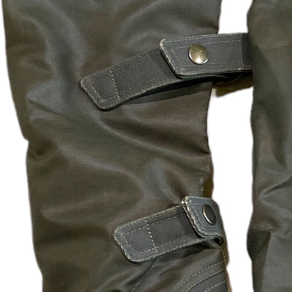 Stella McCartney Waxed Canvas Italian Boots - Picture 4 of 16